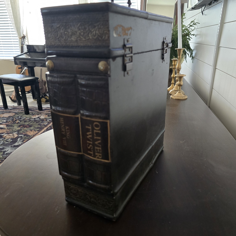 Vintage Book-Style Storage Box - Picture 3 of 9